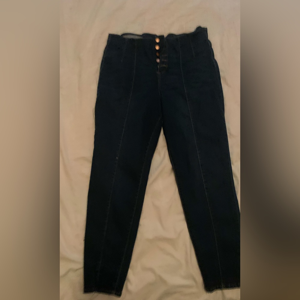 Energie Corset Waist High Rise Denim